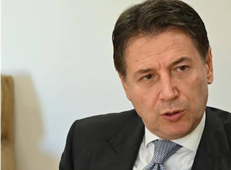 Il presidente del M5S Giuseppe Conte (Foto AdnKronos)