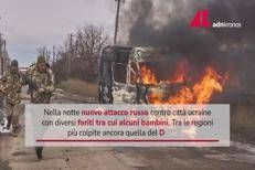 Ucraina, nuovo attacco russo nella notte