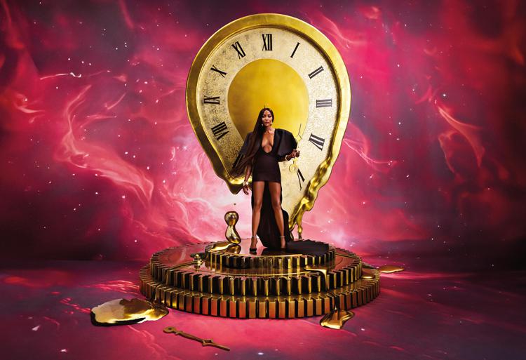 La top model Naomi Campbell, tra i protagonisti del Calendario Pirelli 2024 scattato dal fotografo Prince Gyasi