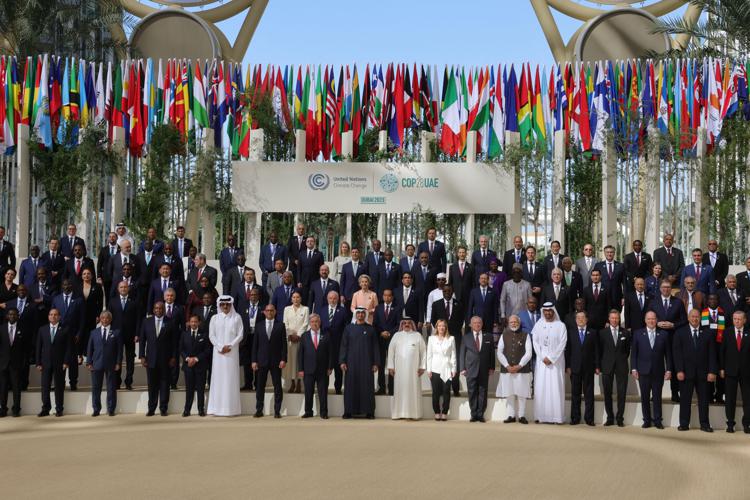 I partecipanti al vertice globale Cop28 a Dubai - (Afp)