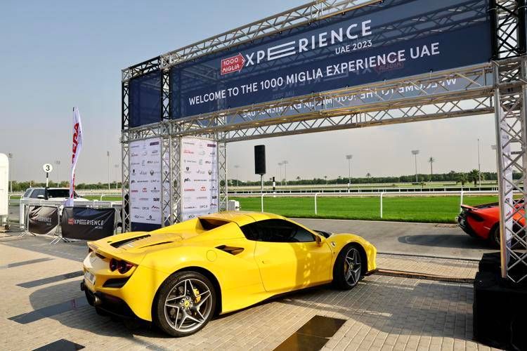 Partita la 1000 Miglia Experience Uae 2023