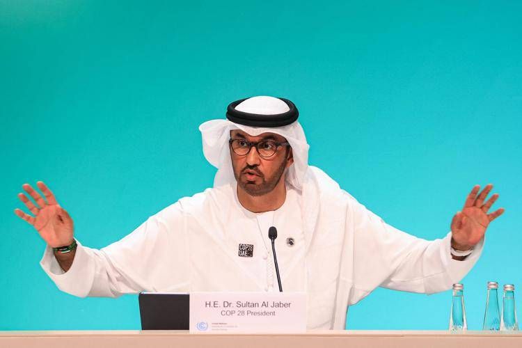 Sultan Ahmed Al Jaber, presidente della Cop28 - (Afp)