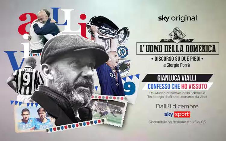 La vita straordinaria di Gianluca Vialli nella serie original di Sky 'L'uomo della domenica'