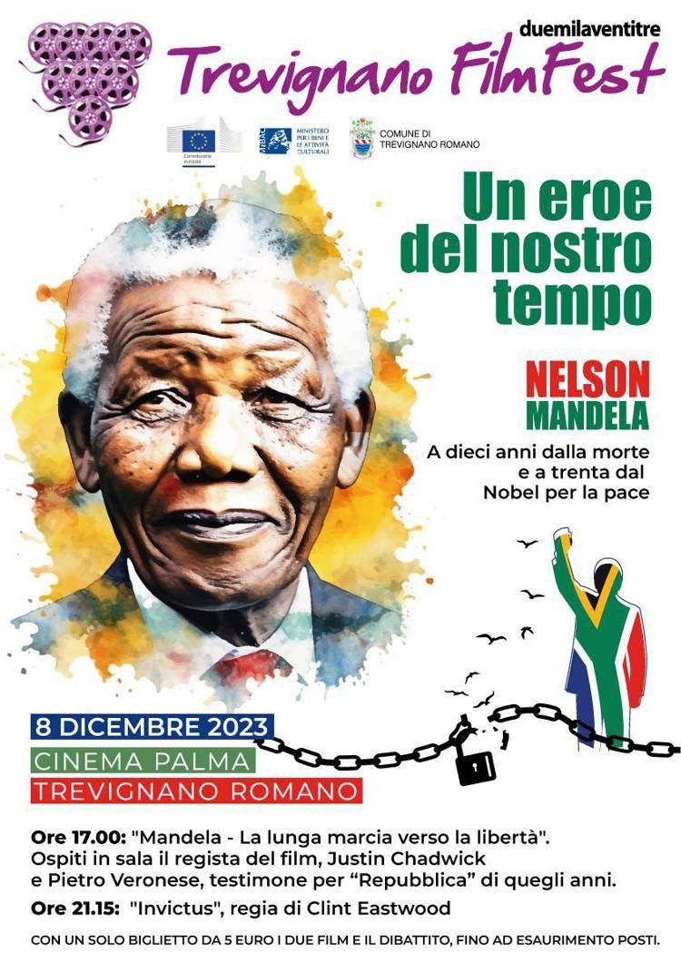 Al Trevignano Film Fest il 'Nelson Mandela Day'