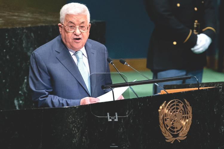 Palestinian Authority president Mahmoud Abbas Photo: Jeenah Moon/ - Bloomberg