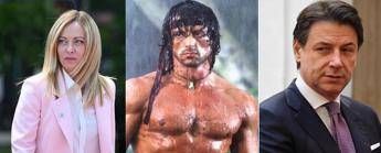 Meloni, Conte and the clash over… Rambo