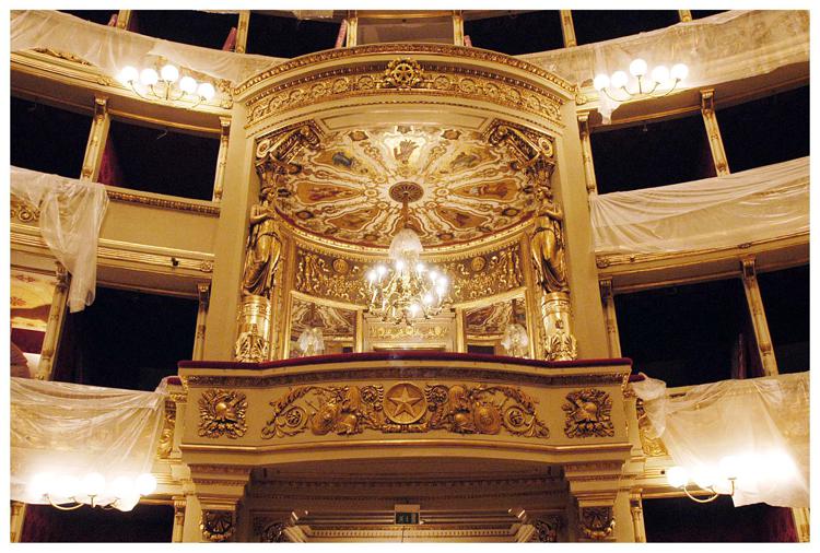 Il palco reale della Scala - Fotogramma