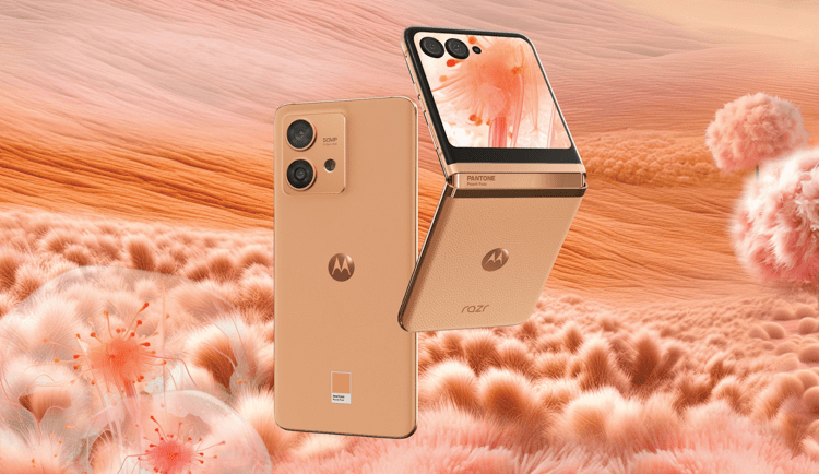Motorola tinge i suoi smartphone Razr e Edge nel colore Pantone dell'anno