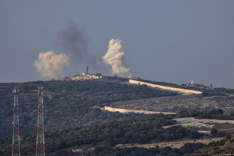 Rocket fire at Lebanon's border with Israel