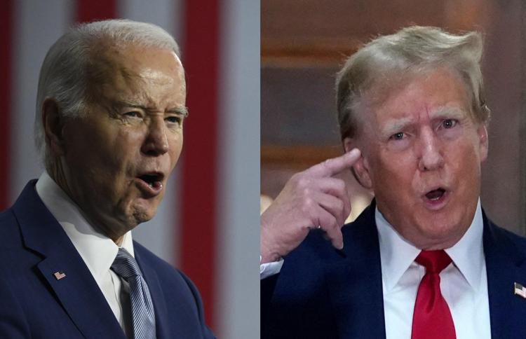 Joe Biden e Donald Trump - Afp