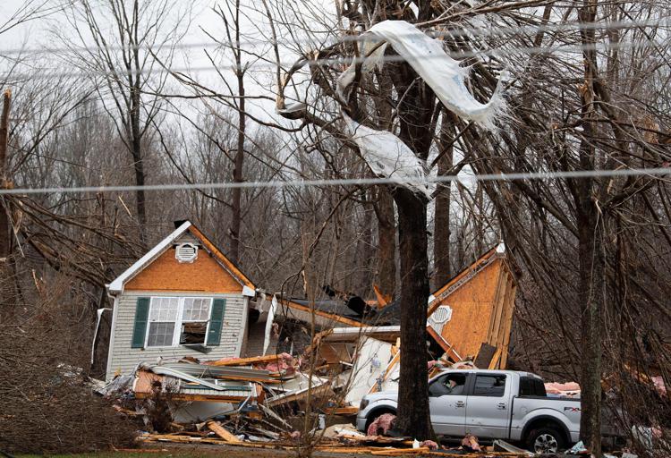 Danni dopo i tornado che hanno colpito Nashville - Fotogramma /Ipa