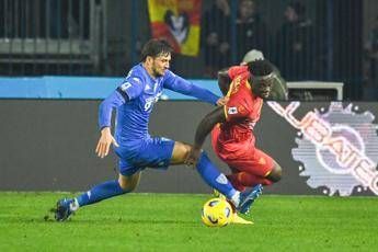 Autogol di Rafia e rete di Banda, Empoli e Lecce pareggiano 1