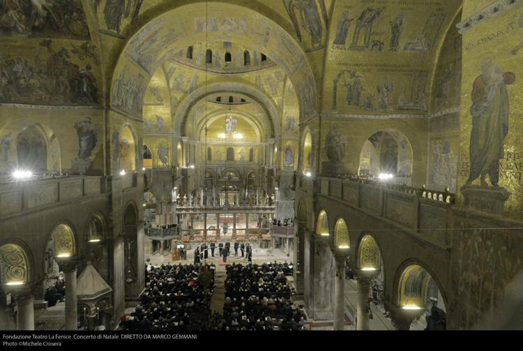 Concerto di Natale della Fenice nella Basilica di San Marco