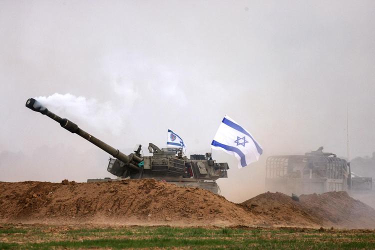 Carro armato israeliano  - Afp