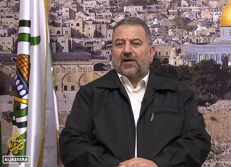 Saleh al Arouri in una recente intervista con Al Jazeera