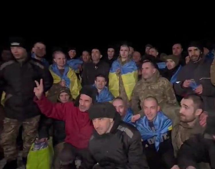 I prigionieri ucraini liberati