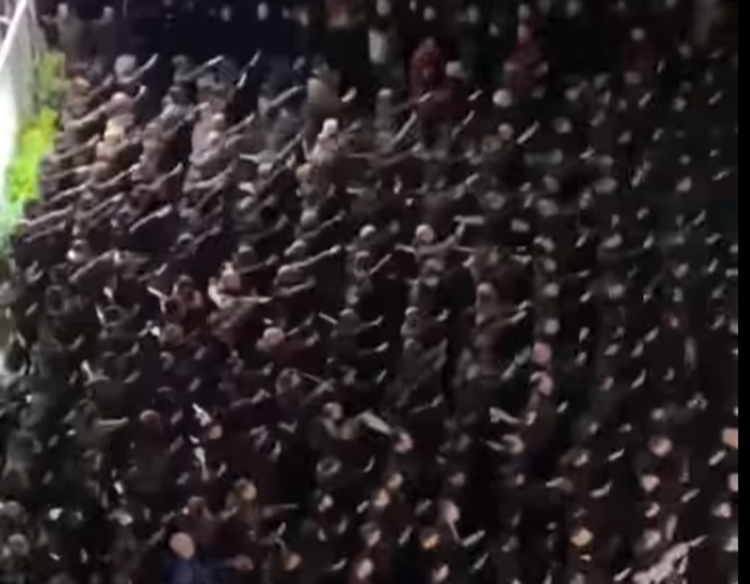 Raduno Acca Larentia - (Il fermo immagine dal video postato da Elly Schlein)