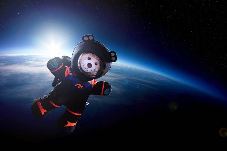 L'orsetto spaziale GiGi (Foto Axiom Space)