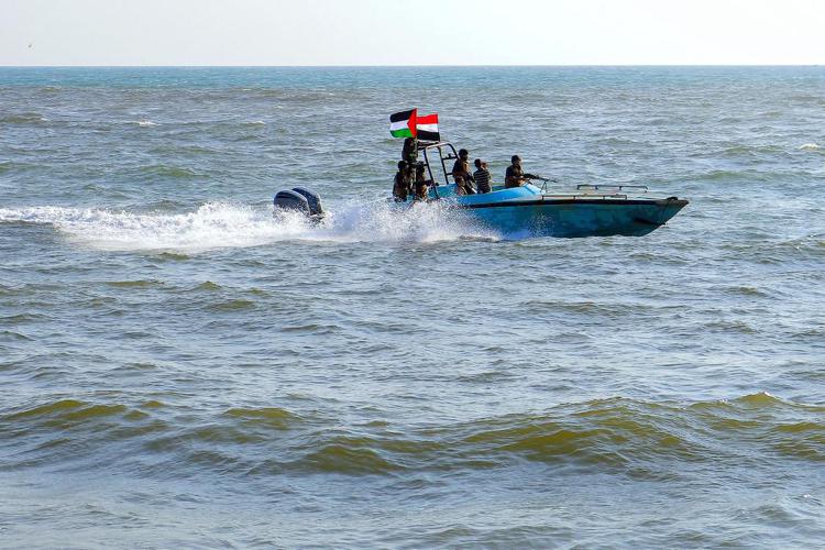 Un'imbarcazione degli Houthi