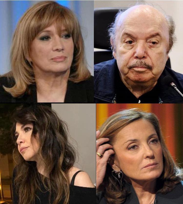 Iva Zanicchi, Lino Banfi, Cristina D'Avena, Barbara Palombelli