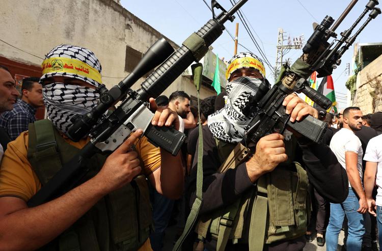 Miliziani di Hamas - (Afp)