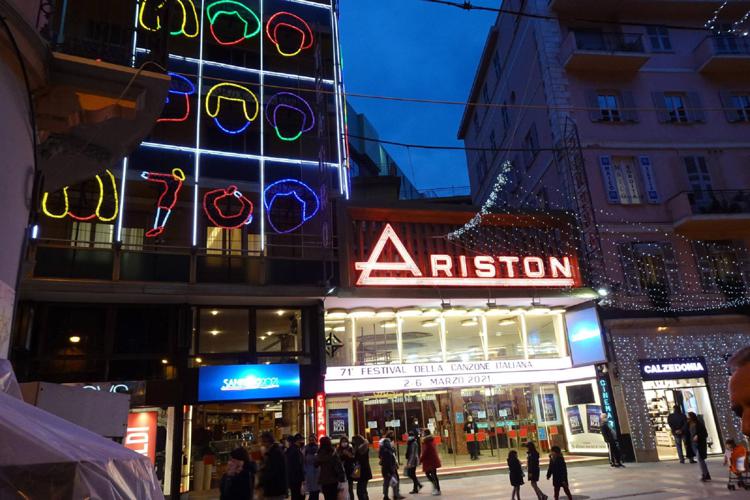 Il teatro Ariston - (Fotogramma)