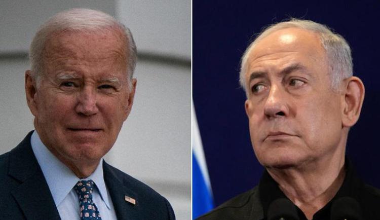 Joe Biden e Benjamin Netanyahu - Afp