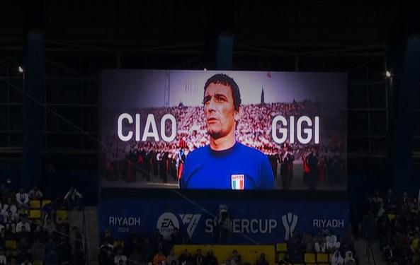 Morte Gigi Riva: fischi durante minuto di silenzio in Supercoppa