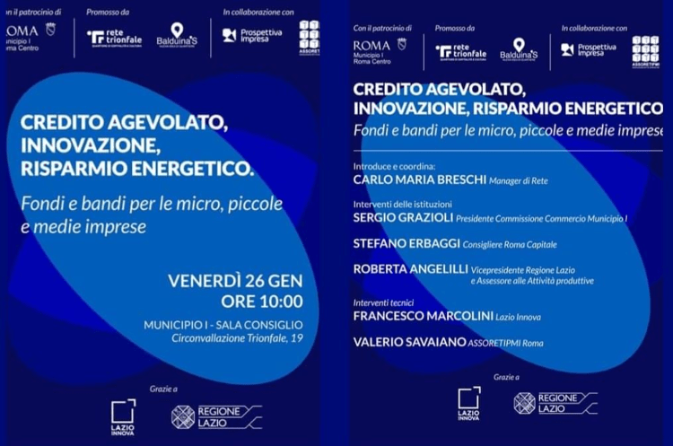 PMI: Incontro su agevolazioni, innovazione e risparmio energetico
