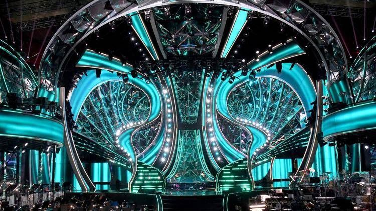 La scenografia di Sanremo 2024