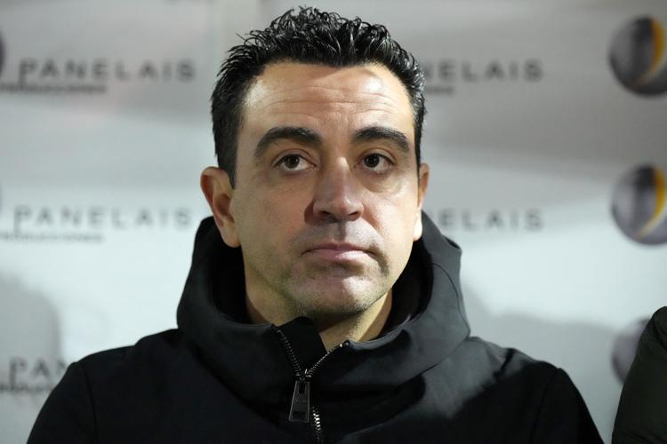 L'allenatore del Barcelona Xavi Hernandez  - (Afp)