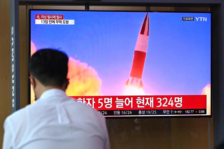 Lancio di missili in Corea del Nord