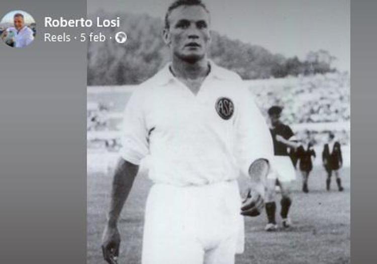 L'annuncio dei funerali di Giacomo Losi sulla pagina Fb del figlio Roberto 