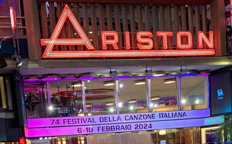 Sanremo 2024, il teatro Ariston - Adnkronos