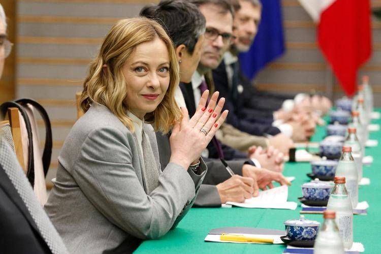 Giorgia Meloni a Tokyo - Afp