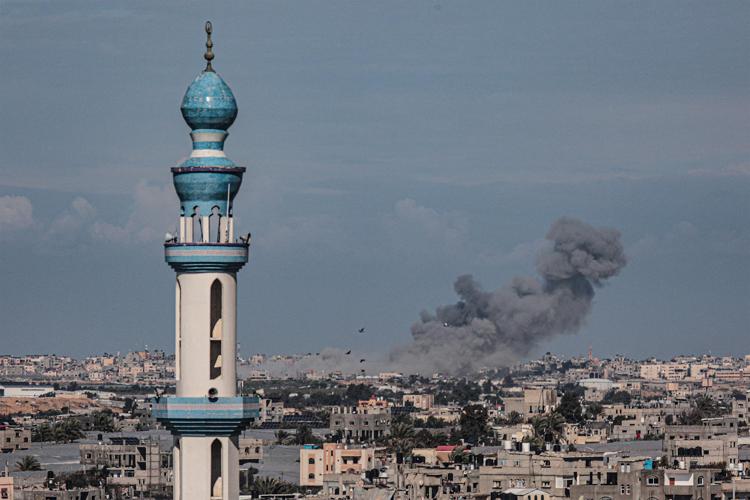 Esplosione a Rafah, Gaza - Afp