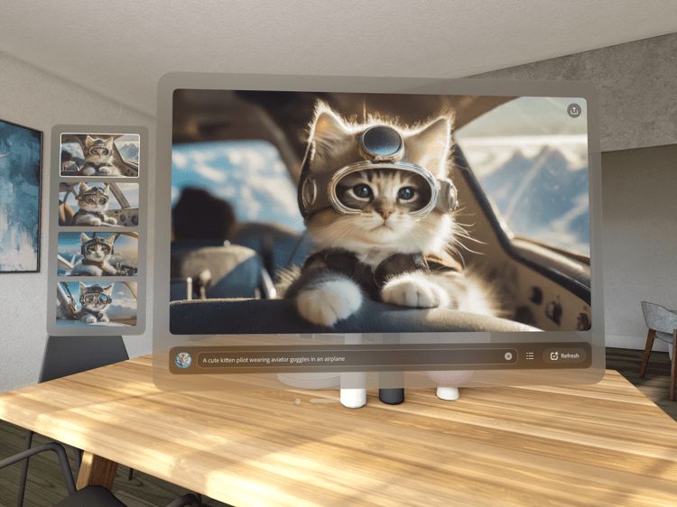 Adobe su Apple Vision Pro, tra fotoritocco e intelligenza artificiale