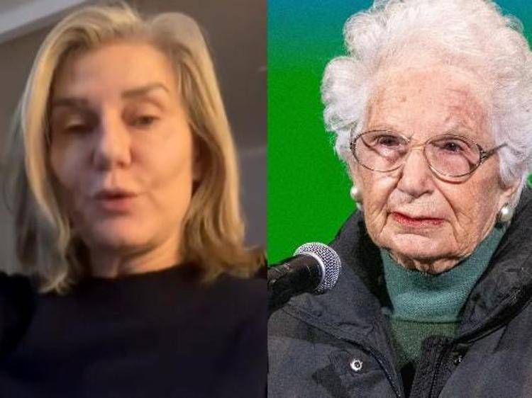 Nella foto Elena Basile Liliana Segre 