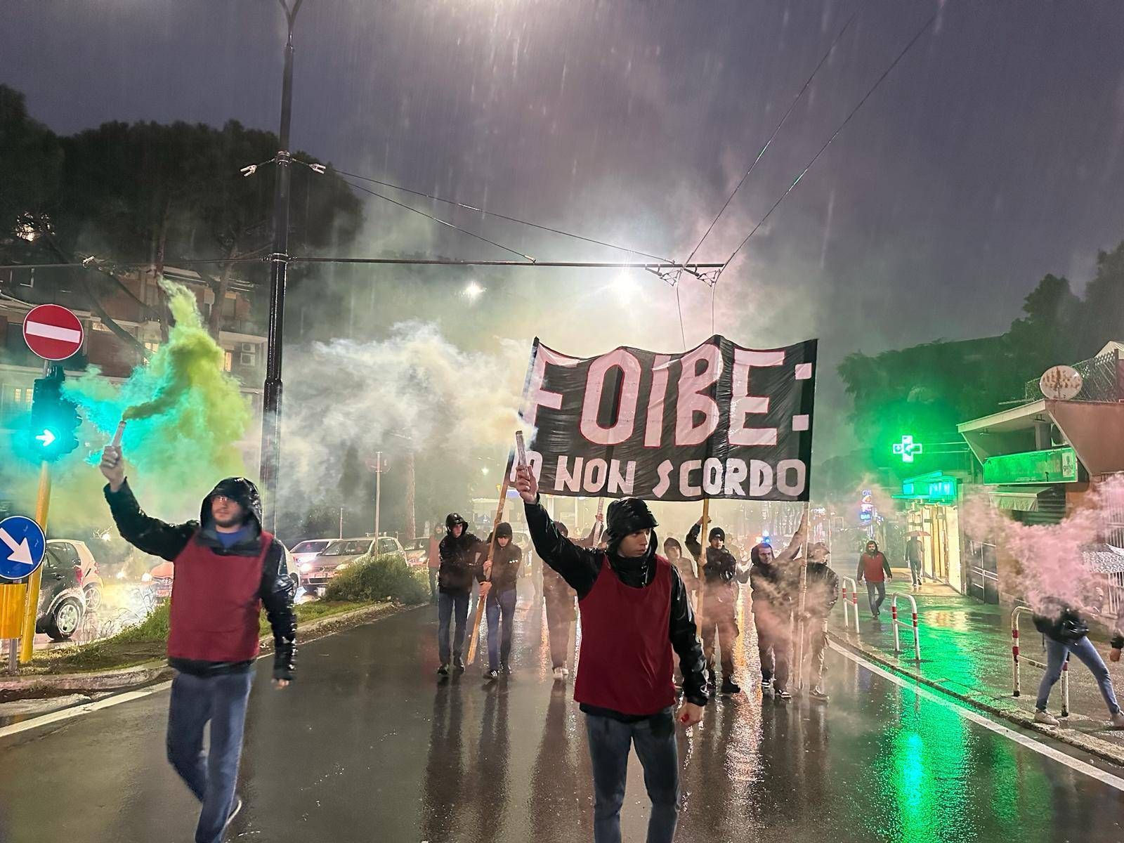 Foibe, CasaPound in corteo a Roma: Ricordare è un dovere