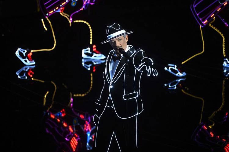 Fiorello a Sanremo 2024 - Fotogramma /Ipa