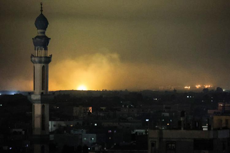 Esplosioni a Rafah - Afp