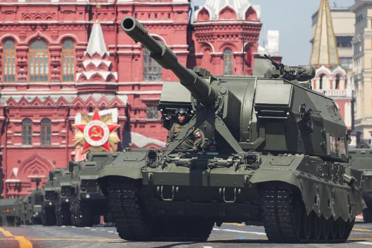 Carro armato a Mosca - Fotogramma /Ipa