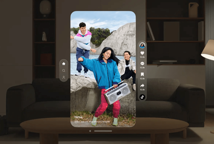 TikTok arriva in realtà virtuale su Apple Vision Pro