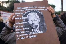 Manifestazione per Julian Assange - (Fotogramam)