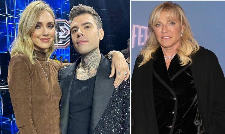 Chiara Ferragni, Fedez e Annamaria Berrinzaghi