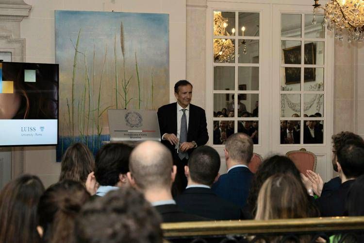 il presidente della Luiss Luigi Gubitosi a Bruxelles (Foto LUISS) 