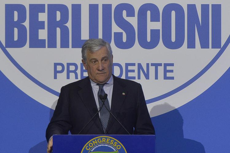 Il leader azzurro Antonio Tajani