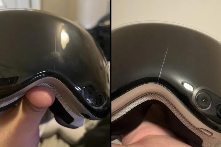 Vision Proのガラスにひびが入った謎