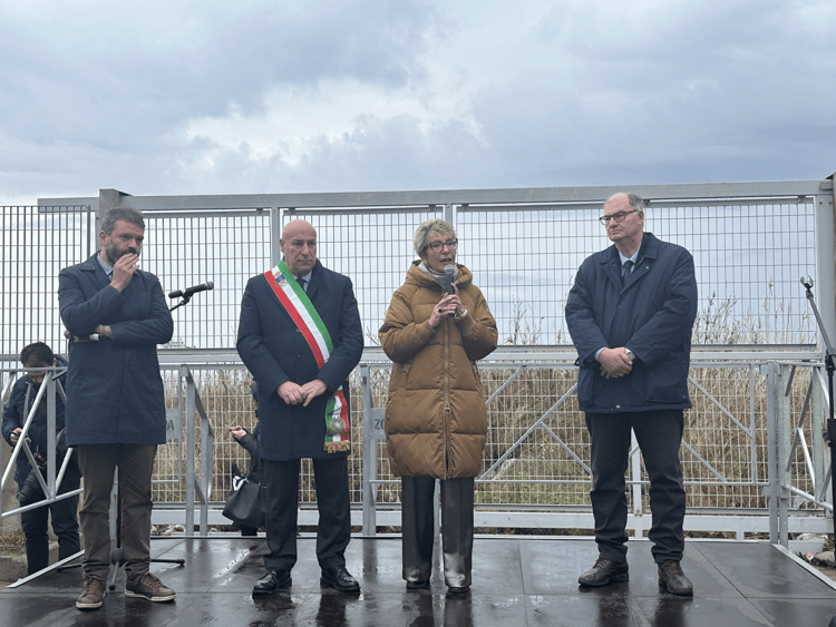 Il prefetto all'inaugurazione del Giardino di Alì