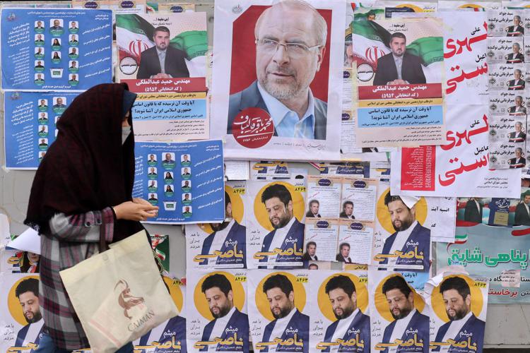 Manifesti elettorali a Teheran, Iran - Afp